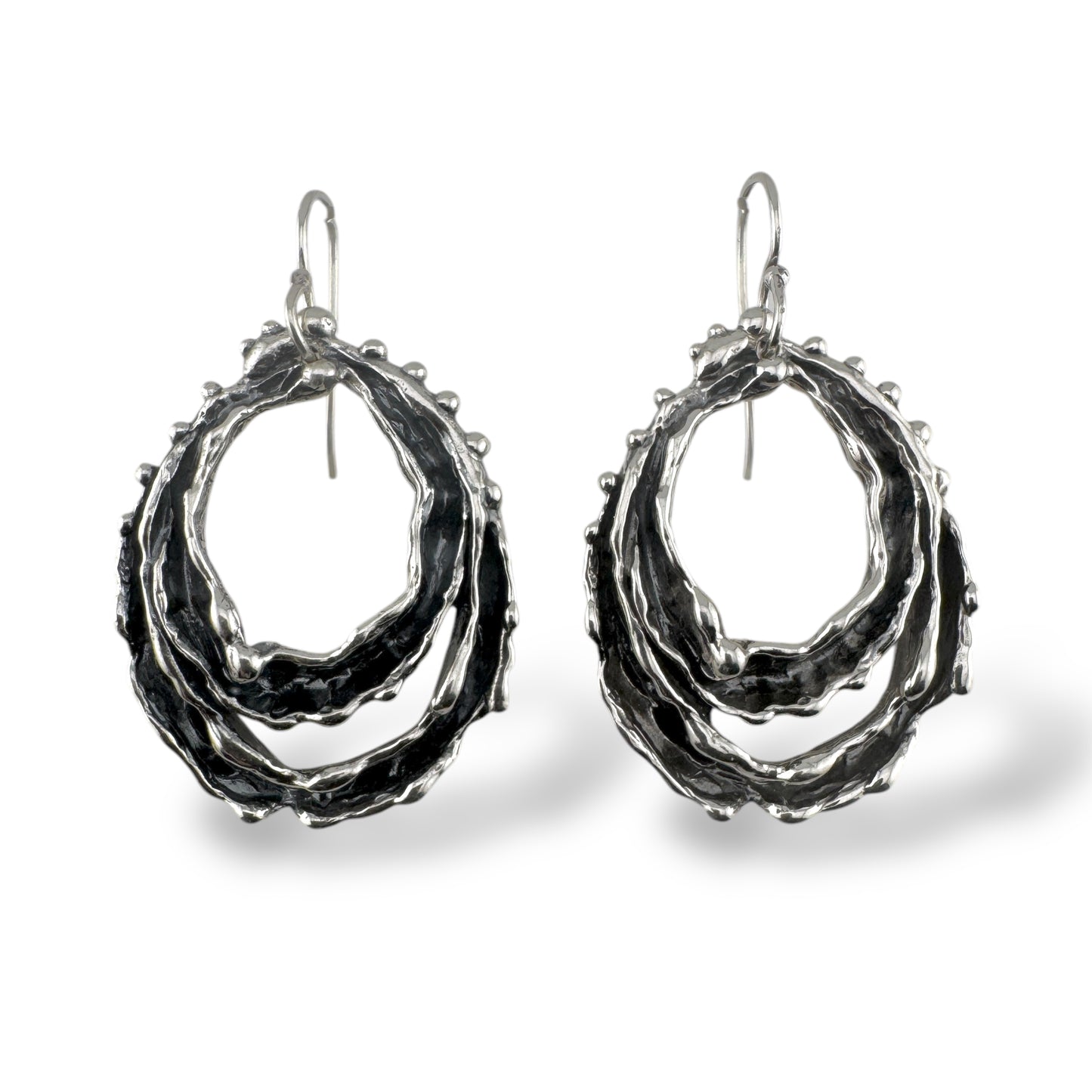 Double tear Earrings