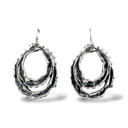 Double tear Earrings